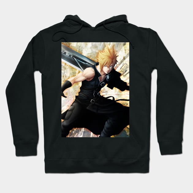 Cloud strife Hoodie by mcashe_art